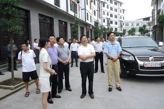 泸州市委书记朱以庄实地调研尧坝古镇旅游发展(图1)