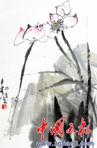泸州籍画家刘和璧重庆举行写意荷花展(图2) 泸州籍画家刘和璧重庆举行写意荷花展(图2)