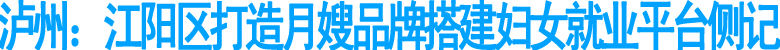 “江阳月嫂”俏酒城