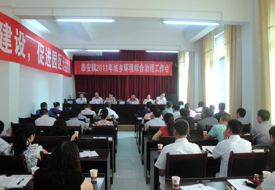 泰安镇：考核上半年工作&nbsp;全面推进任务落实(图1)