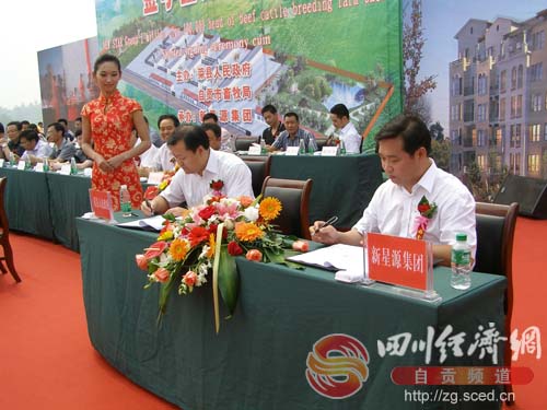 自贡市新星源投资10.5亿元建设生猪肉牛养殖基地(图4) 自贡市新星源投资10.5亿元建设生猪肉牛养殖基地(图4)