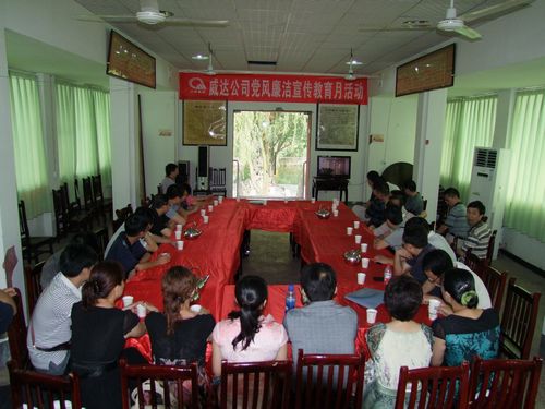威达公司开展党风廉洁建设主题活动