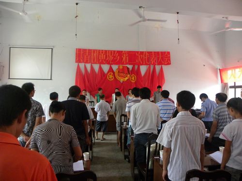 共青团叙永县黄坭乡第二次代表大会胜利召开