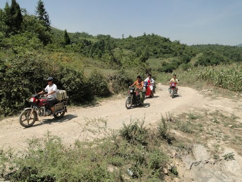 赤水镇党员抗旱突击队送水进农家&nbsp;为民解渴(图1)