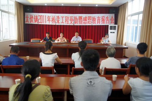 太伏镇&nbsp;栋梁工程凝聚感恩之心(图1)