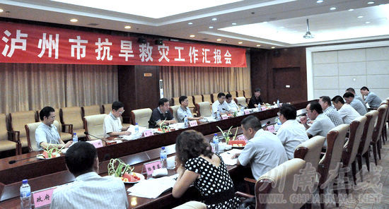 国家防总工作组莅临古叙检查指导抗旱救灾工作(图1) 国家防总工作组莅临古叙检查指导抗旱救灾工作(图1)
