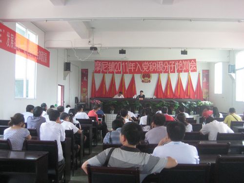摩尼镇：开展入党积极分子培训(图1)