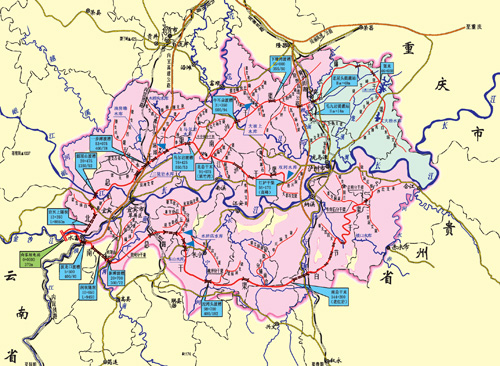 四川再造一座"都江堰"&nbsp;向家坝灌区引水隧洞加快推进(图1)