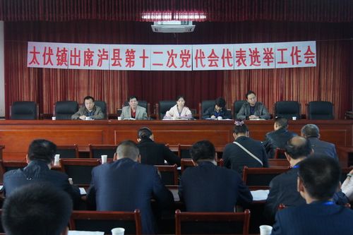 太伏镇召开出席县党代会代表选举工作会(图1)