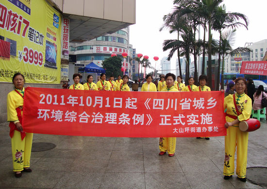 大山坪街道：学习新《条例》&nbsp;宣传新《条例》(图2)