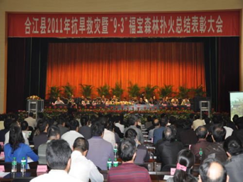 合江县消防大队被表彰为全县抗旱救灾先进集体(图1)