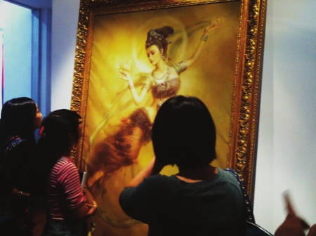 四地名家作品联展&nbsp;盐都弥漫艺术新鲜空气(图1)