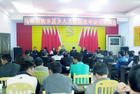 马嘶乡召开县乡人大换届选举工作动员培训会议
