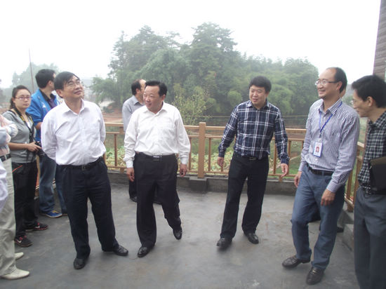 泸州市委市政府到天仙镇督查新农村建设