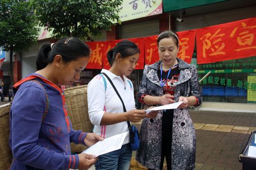 纳溪龙车镇：讲解重点，强化城镇居民医疗保险宣传