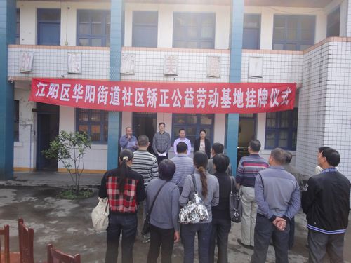 华阳街道:建立江阳区首个社区矫正对象公益劳动基地(图1)