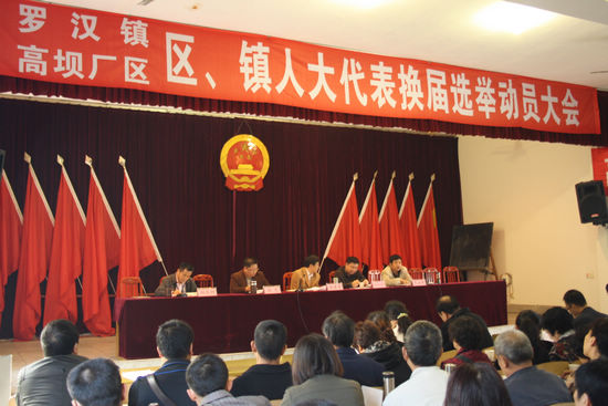 罗汉镇启动区、镇人大代表换届选举工作