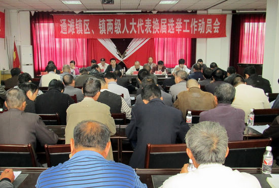 通滩镇召开区镇两级人大代表换届选举工作动员会