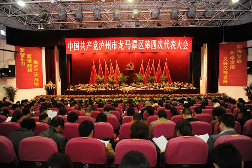 龙马潭区第四次党代会隆重开幕(图1)