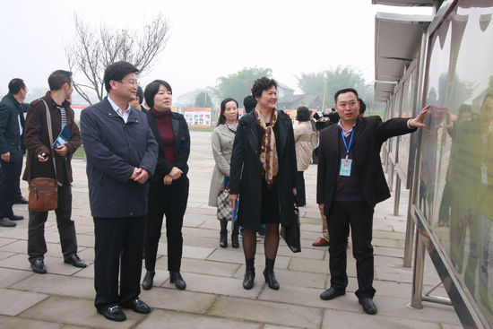 泸州市纪委书记田亚东调研华阳街道(图1)