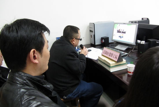 泸州&nbsp;江阳区环保局首开环保投诉视频接访(图1)