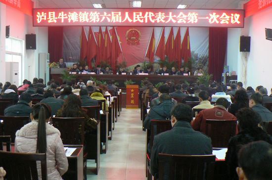 牛滩镇第六届人民代表大会第一次会议胜利召开