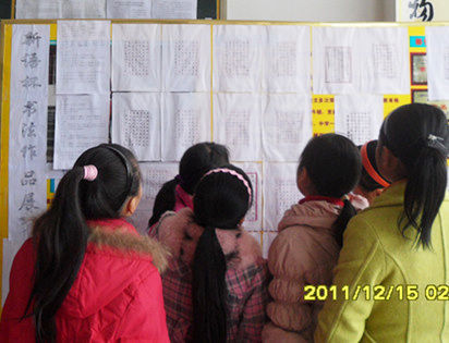 合江县九支中学举办“新语”杯师生书法作品展