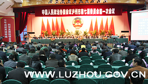 政协泸州市七届一次会议举行第二次大会(图1)