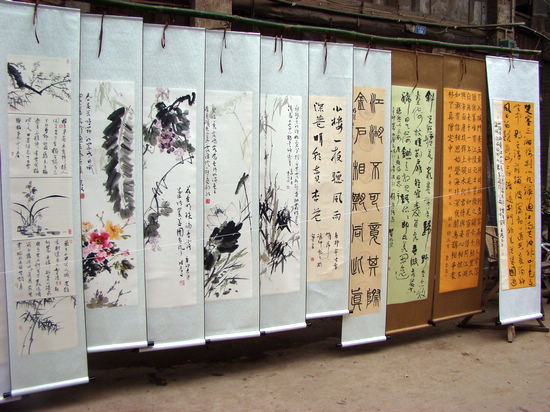 宜宾县泥溪镇举办师生迎春书画展(图2)