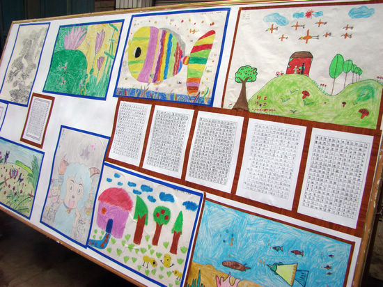 宜宾县泥溪镇举办师生迎春书画展(图3)