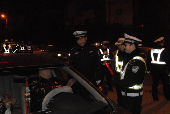 泸州交警&nbsp;大查酒驾(图4)