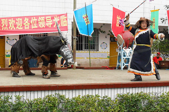 泸州合江：欢歌笑语踩山节&nbsp;苗汉一家迎新春(图5)