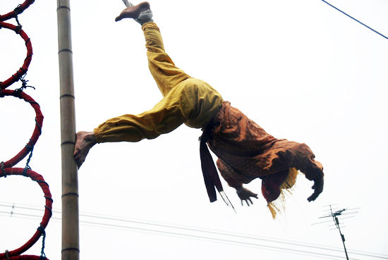 龙车镇：“班打狮子”舞浓新年味(图4)