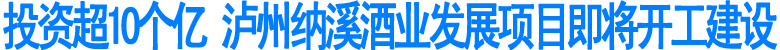 泸州纳溪酒业发展项目即将开工建设(图1)