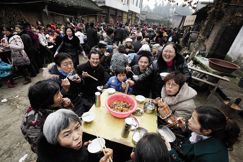 求吉利保平安&nbsp;龙年到宜宾江南镇吃龙肉(图4)