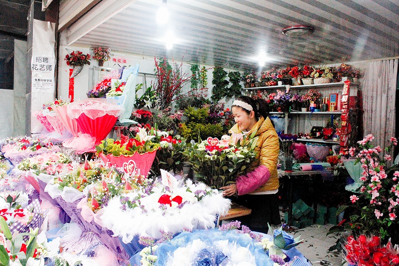 情人节&nbsp;宜宾市场面面观(图1)