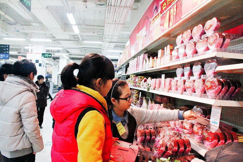 情人节&nbsp;宜宾市场面面观(图2)