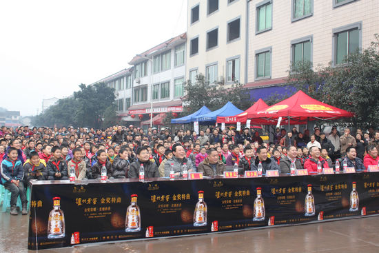 "泸州老窖杯.优秀派出所评选活动"巡演走进马岭镇(图2)