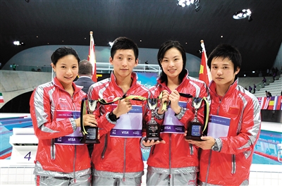 跳水世界杯&nbsp;内江小伙邱波单人十米跳台再夺冠(图1)