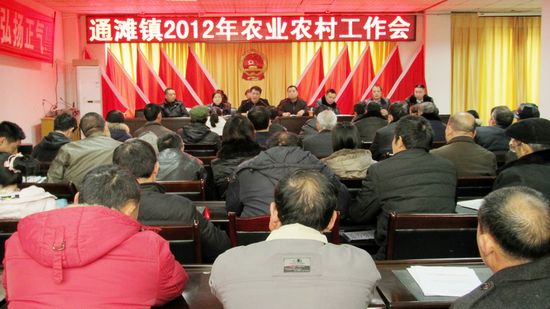 通滩镇：召开农业和农村工作会(图1)