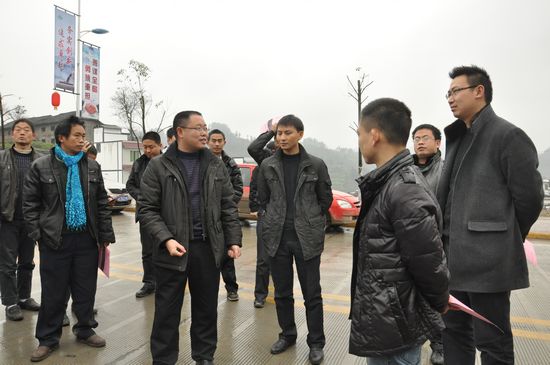 二郎镇组织镇村组干部到兄弟乡镇考察新农村建设(图2)