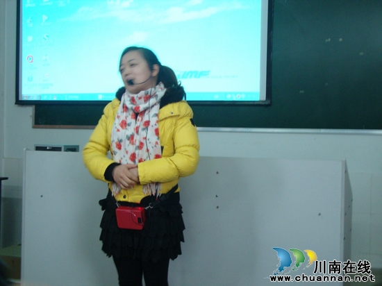 高场镇：教师精彩演讲驱春寒(图1)