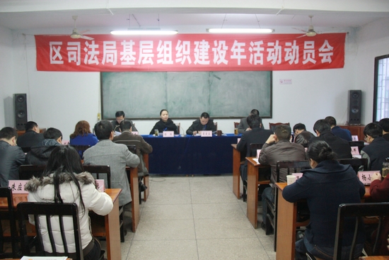 纳溪区司法局：召开基层组织建设年活动动员会(图1)