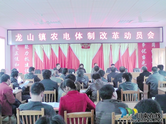 龙山镇：召开农村电力体制改革工作动员会