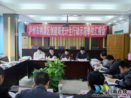 省阳光计生检查组到纳溪检查"阳光计生行动示范单位"(图1)