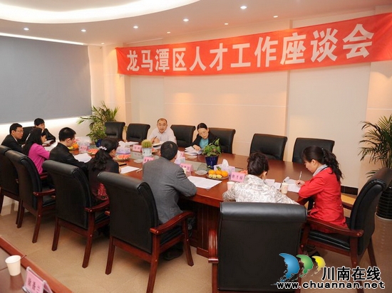 泸州市市委组织部调研龙马潭区人才工作(图1)