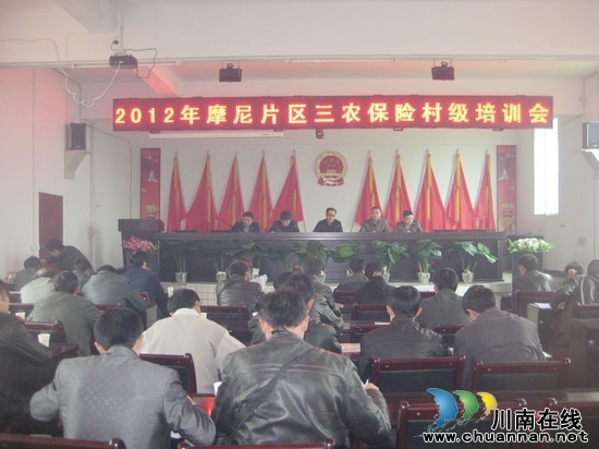 摩尼镇:召开摩尼片区四乡镇村级农协员业务培训会(图1)