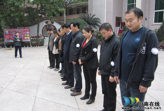 泸州市福利院党员干部到烈士陵园悼念英烈(图3)