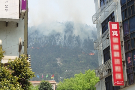 清明时节火纷纷&nbsp;川南山火频发呼吁文明祭祀(图1)