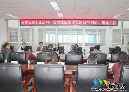 最高人民法院审监庭领导莅临泸县法院调研指导工作(图2)